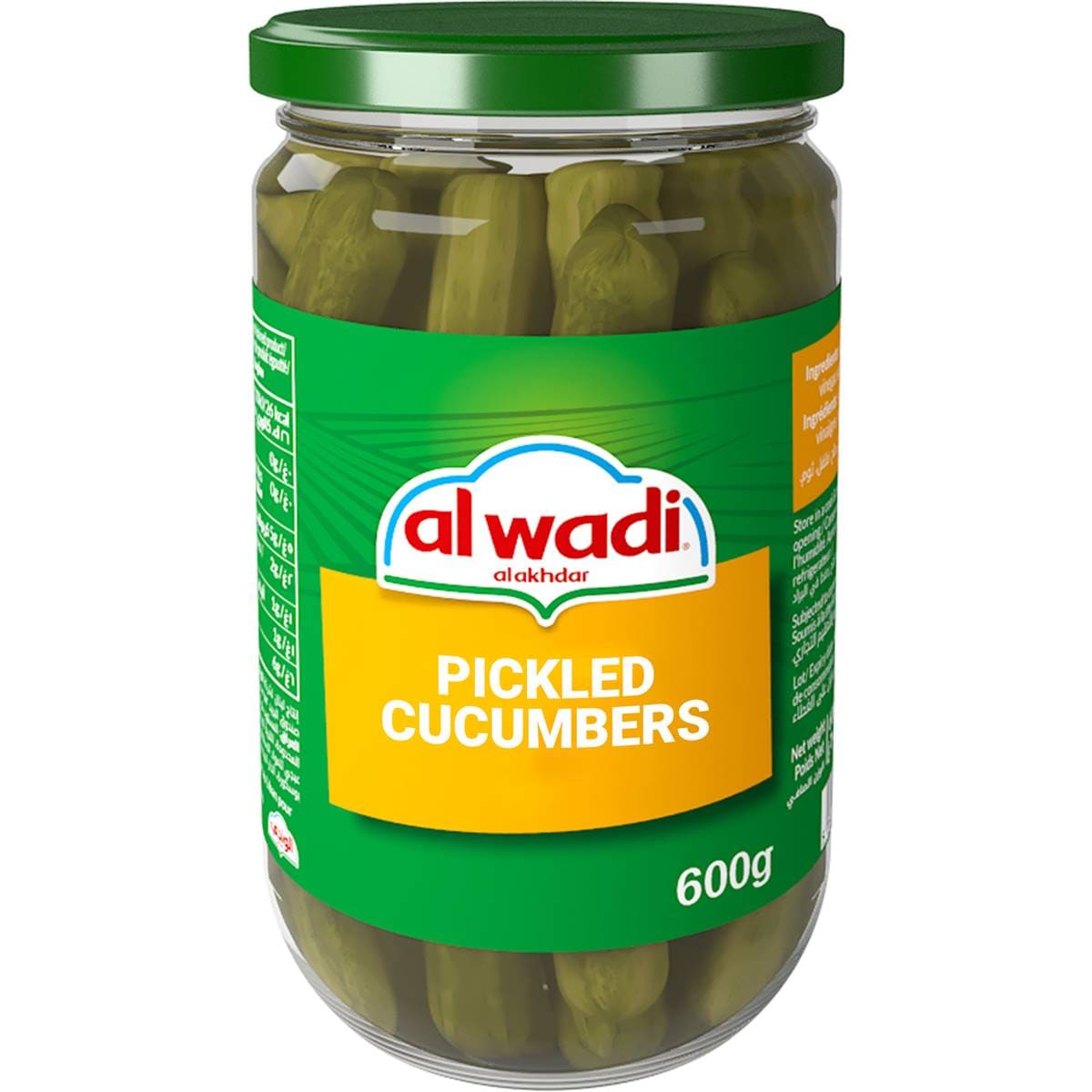 Al Wadi Pickled Cucumbers 600g Woolworths