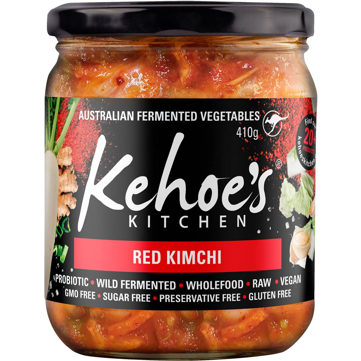 Kehoe's Kitchen Kitchen Red Kimchi 410g