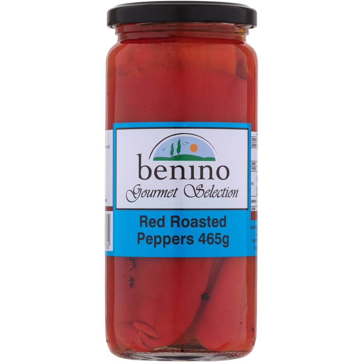 Benino Red Roasted Peppers 465g Woolworths