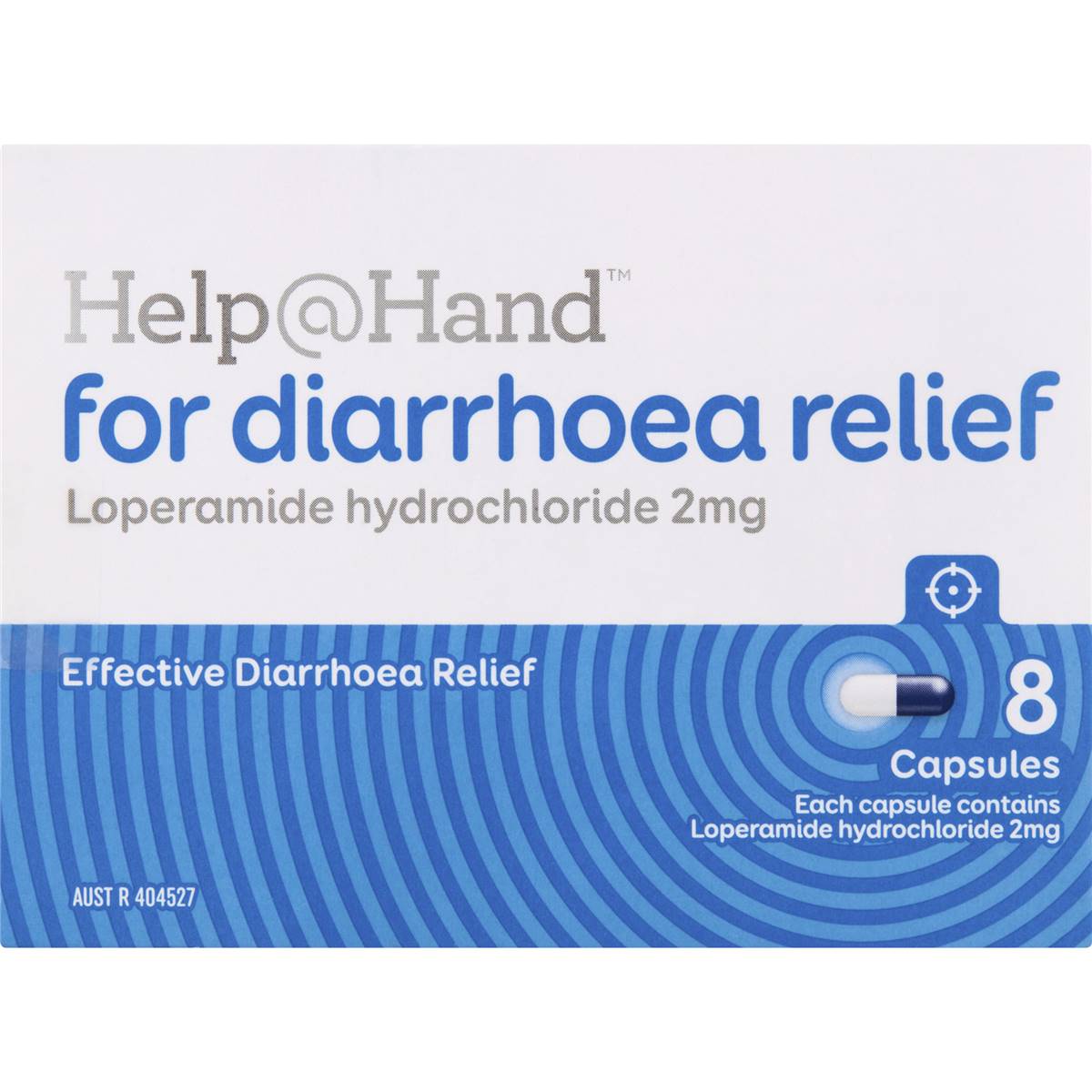 Helphand Diarrhoea Relief Capsules 8 Pack Woolworths