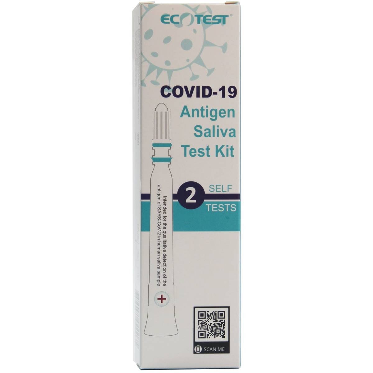 Covid19 Antigen Saliva Test Kit 2 Pack Woolworths