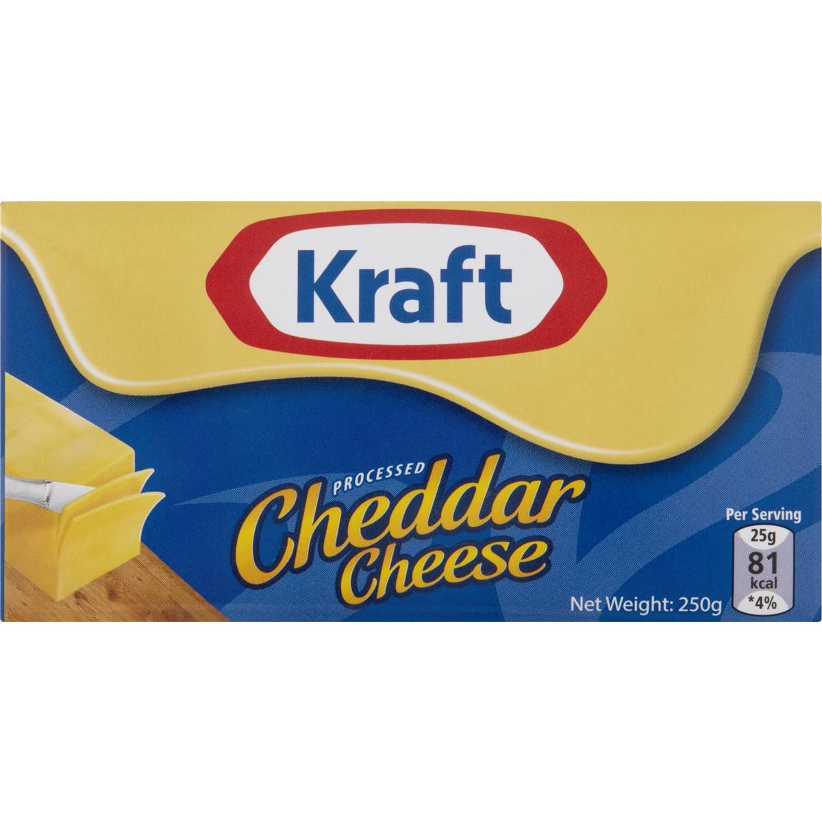 Kraft Cheddar Cheese Block 250g | Woolworths