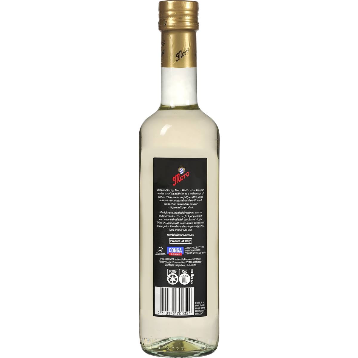 Moro Vinegar White Wine 500ml Woolworths