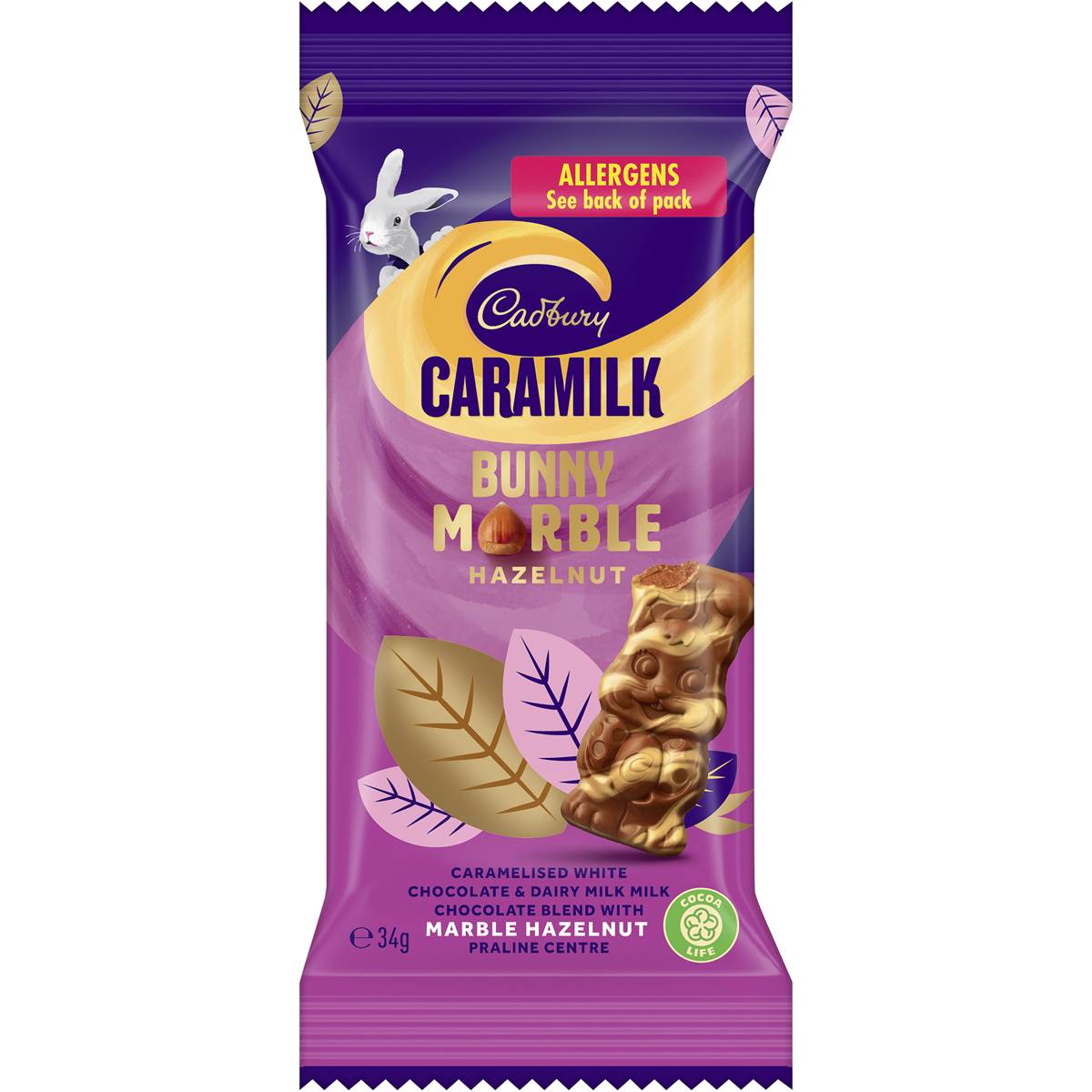 Cadbury Caramilk Marble Hazelnut Easter Egg 236g Woolworths