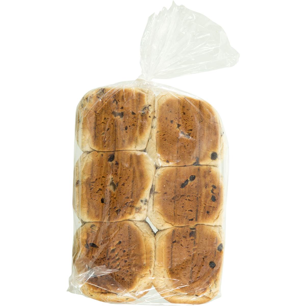 Woolworths Extra Soft Spicy Fruit Bun 6pk Woolworths