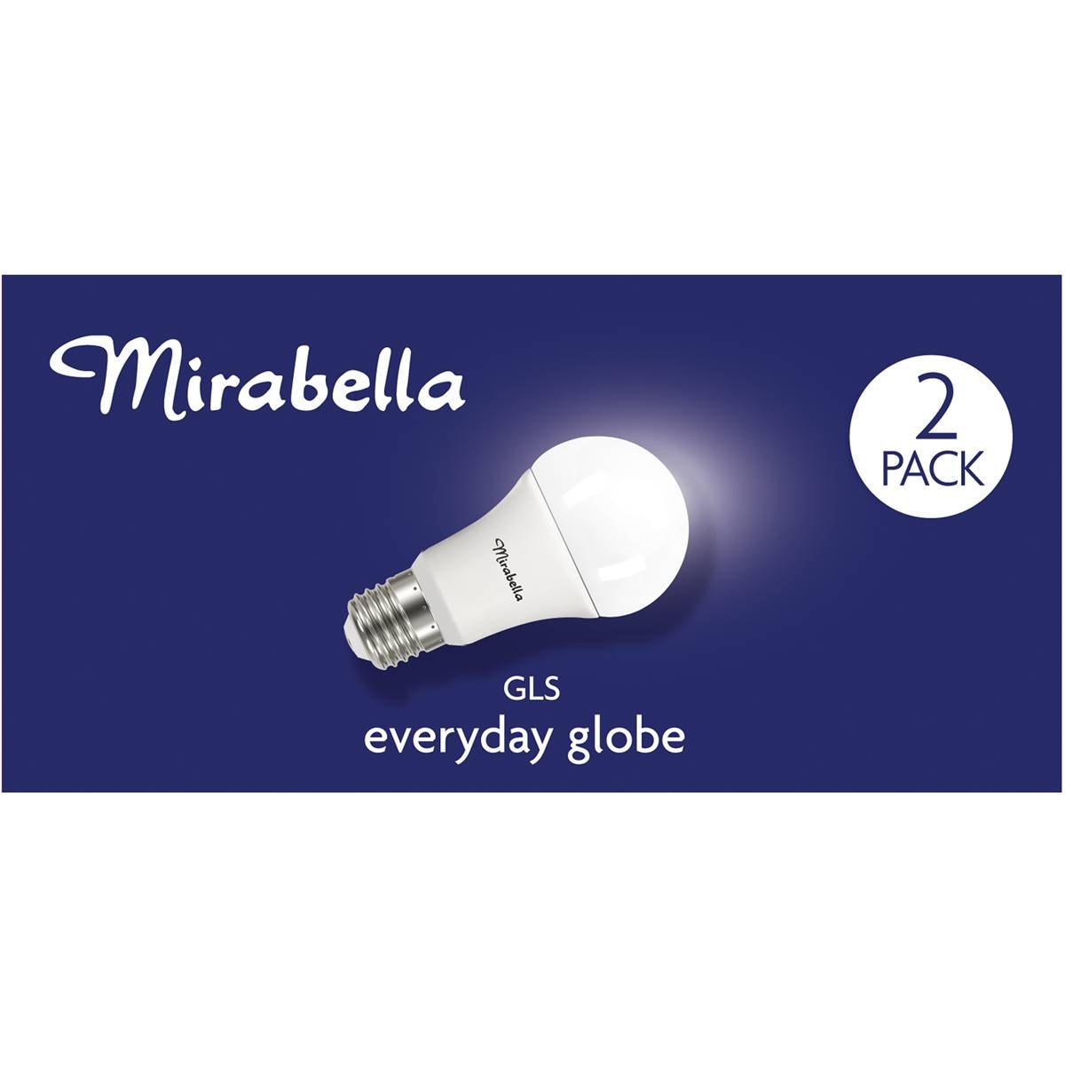 Mirabella Led Gls Es 14w 1400lm Globe Warm White 2 Pack Woolworths