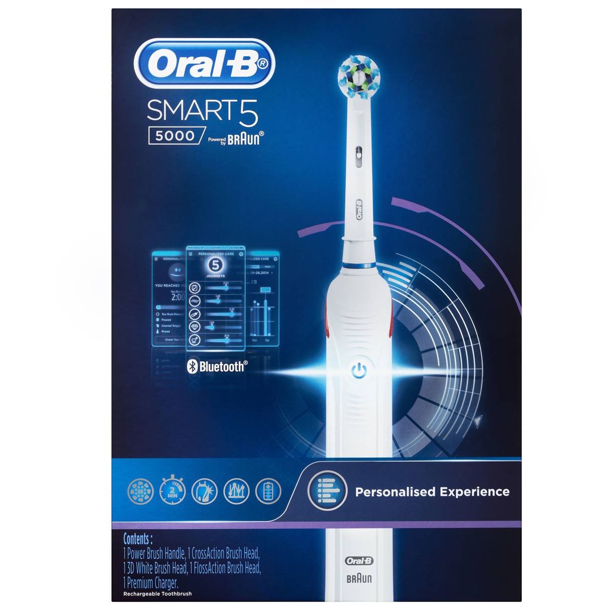 Oral-b Smart 5 5000 Electric Toothbrush Each | Woolworths