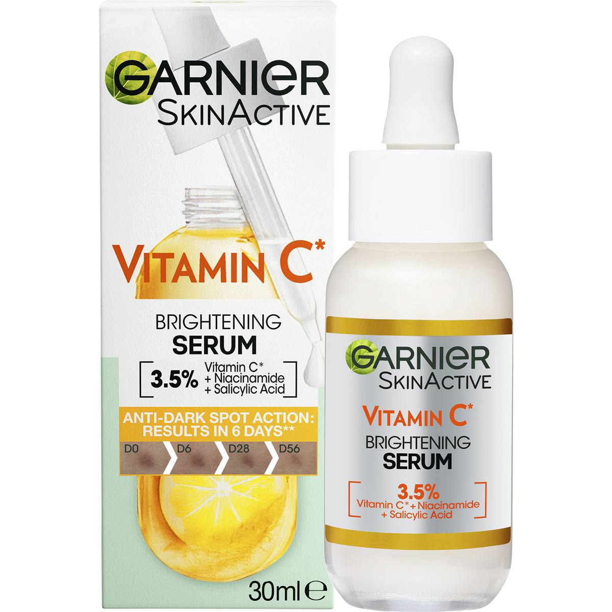 Garnier SkinActive Vitamin C AntiDark Spot Brightening Serum 30ml