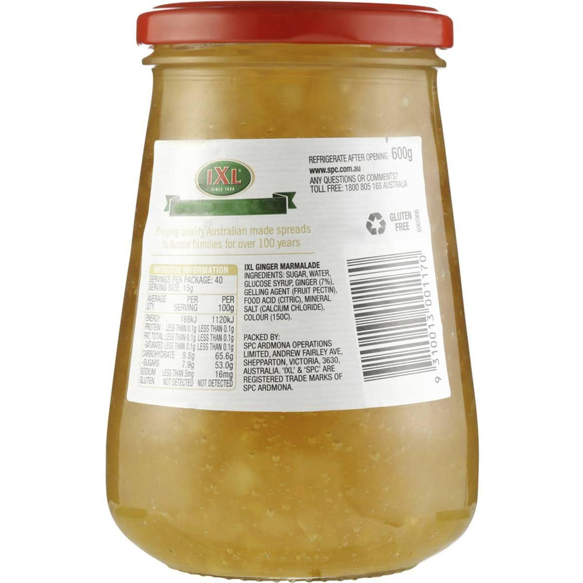 Ixl Ginger Marmalade Value Pack 600g Woolworths