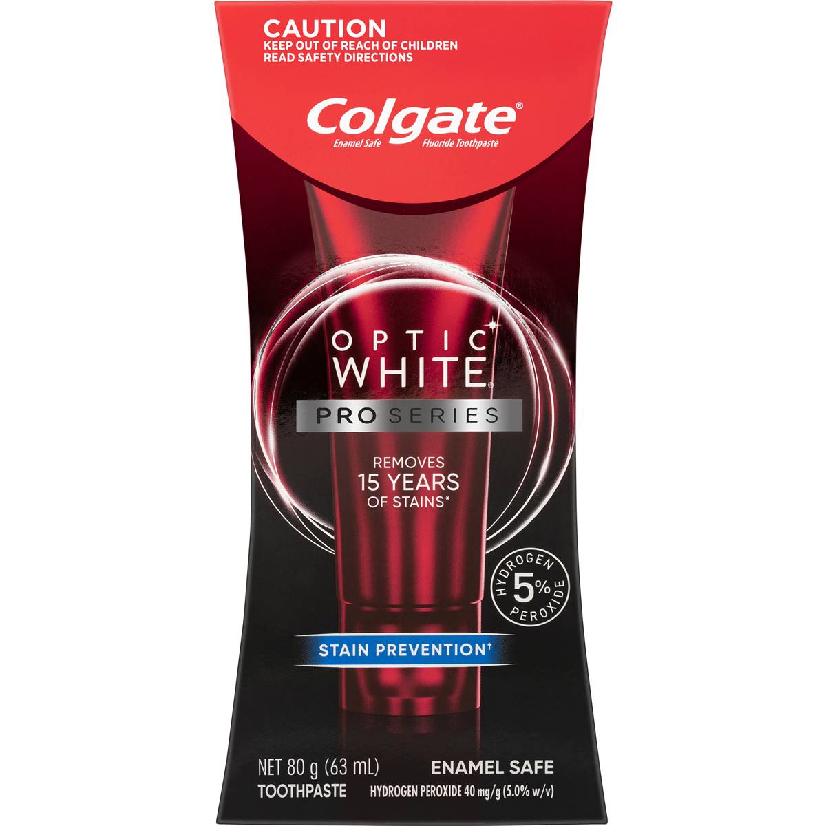 Colgate Optic White Pro Series Teeth Whitening Toothpaste 80g Woolworths