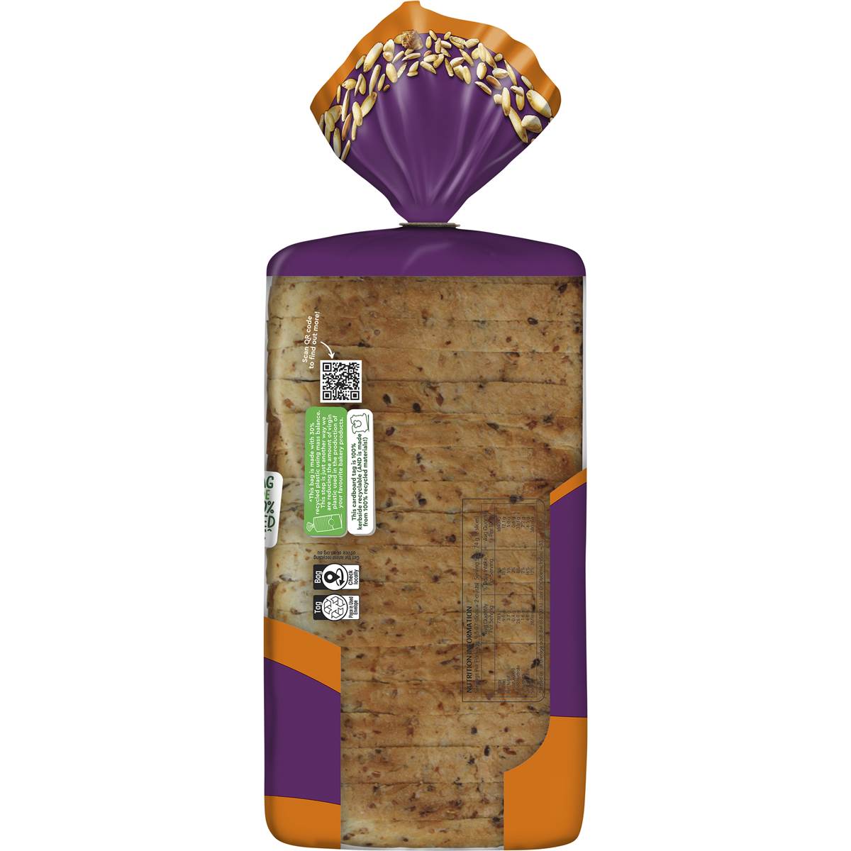 Tip Top Bakery 9 Grain Classic Sandwich Bread 700g Woolworths