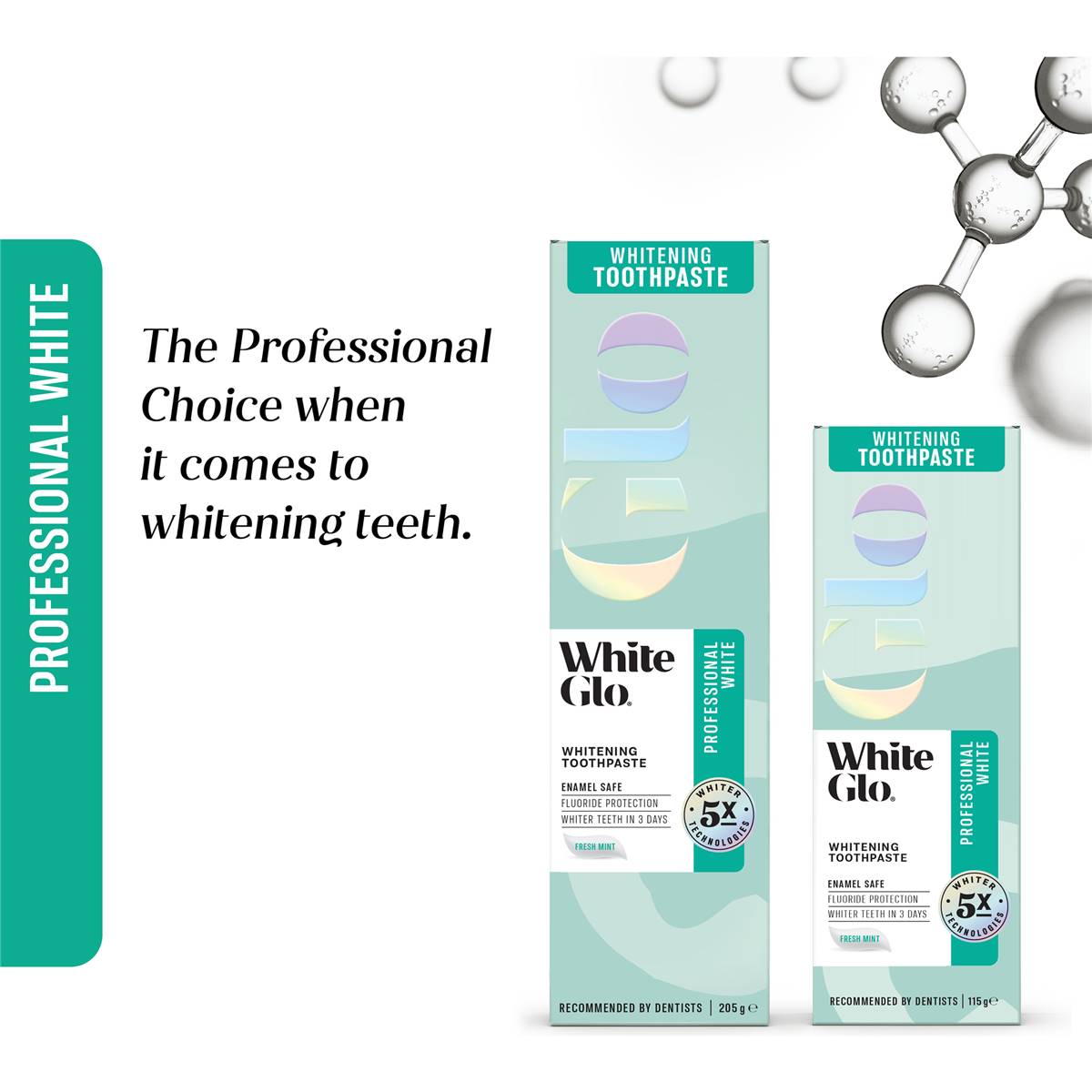 White Glo Professional White Whitening Toothpaste 115g | Woolworths