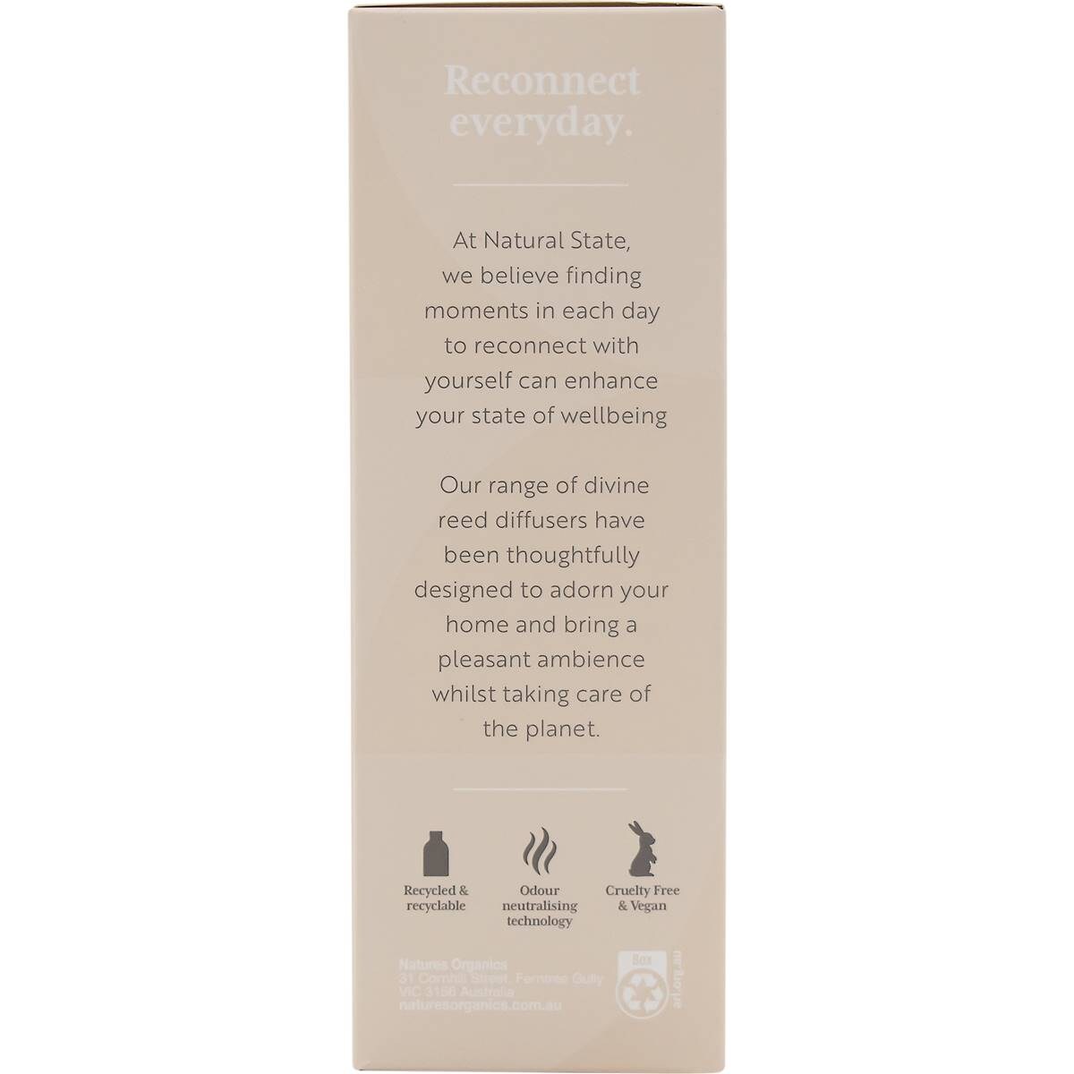 Natural State Reed Diffuser Refill Kit Vanilla Caramel 100ml Woolworths
