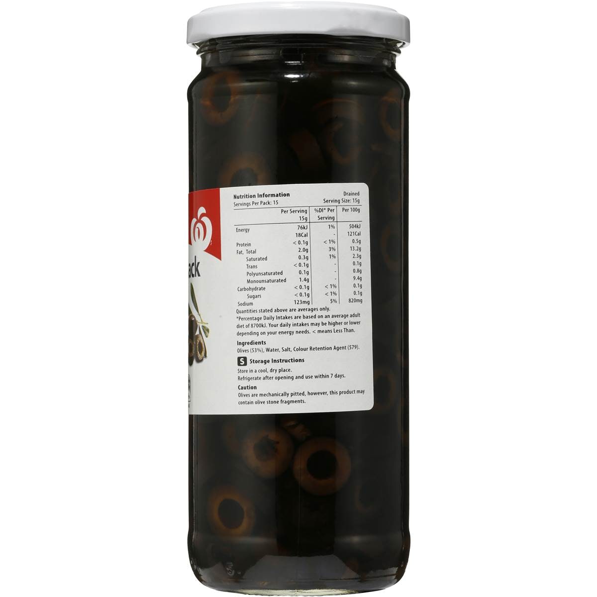 Homebrand Olives Black Sliced 430g Woolworths