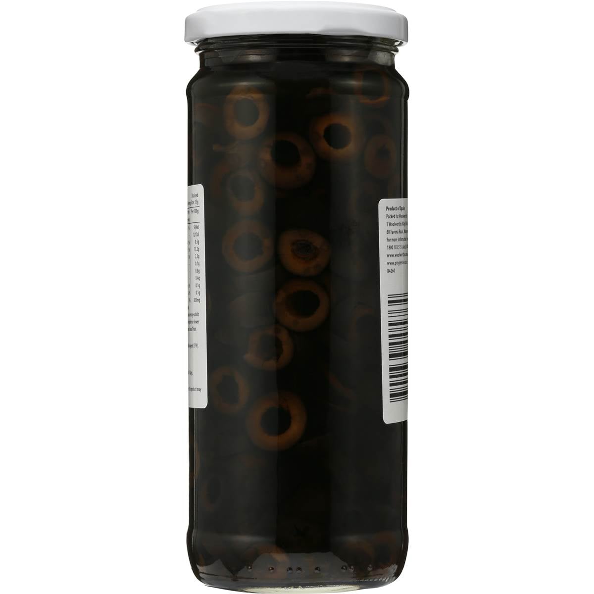 Homebrand Olives Black Sliced 430g Woolworths