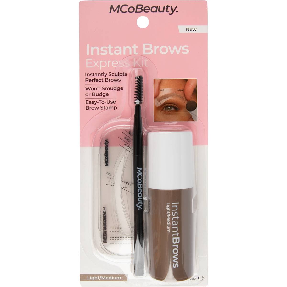 Mcobeauty Instant Brows Express Kit Light/medium Each Woolworths