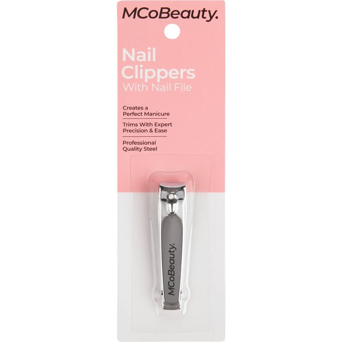 Mcobeauty Nail Clippers With Nail File Each Woolworths