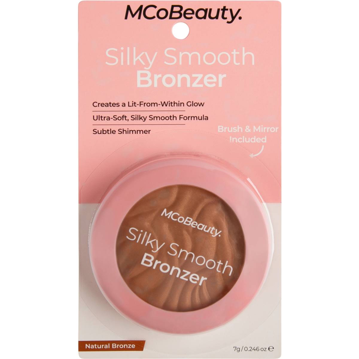 Mcobeauty Silky Smooth Bronzer Natural Bronzer 7g Woolworths