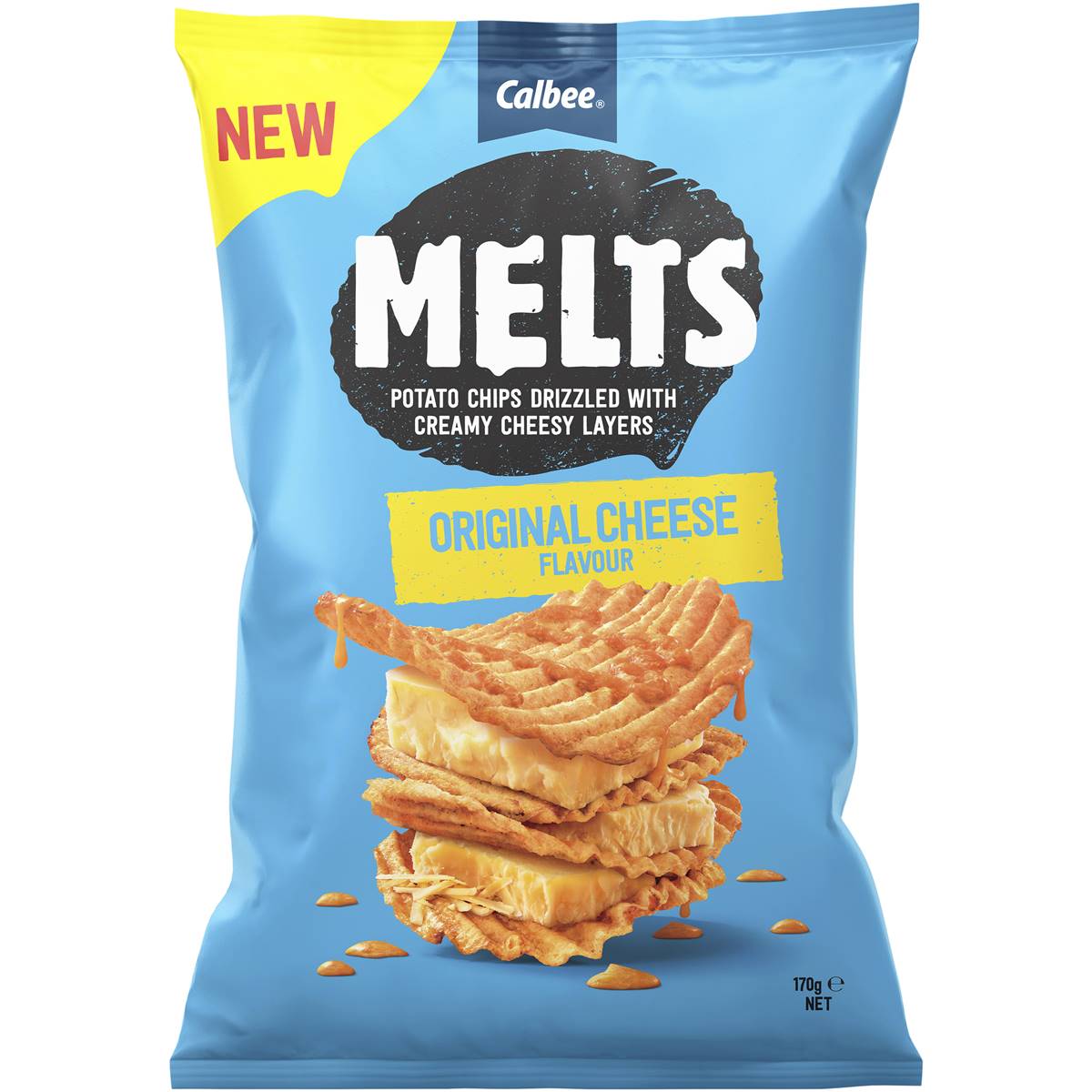 melted cheese chips