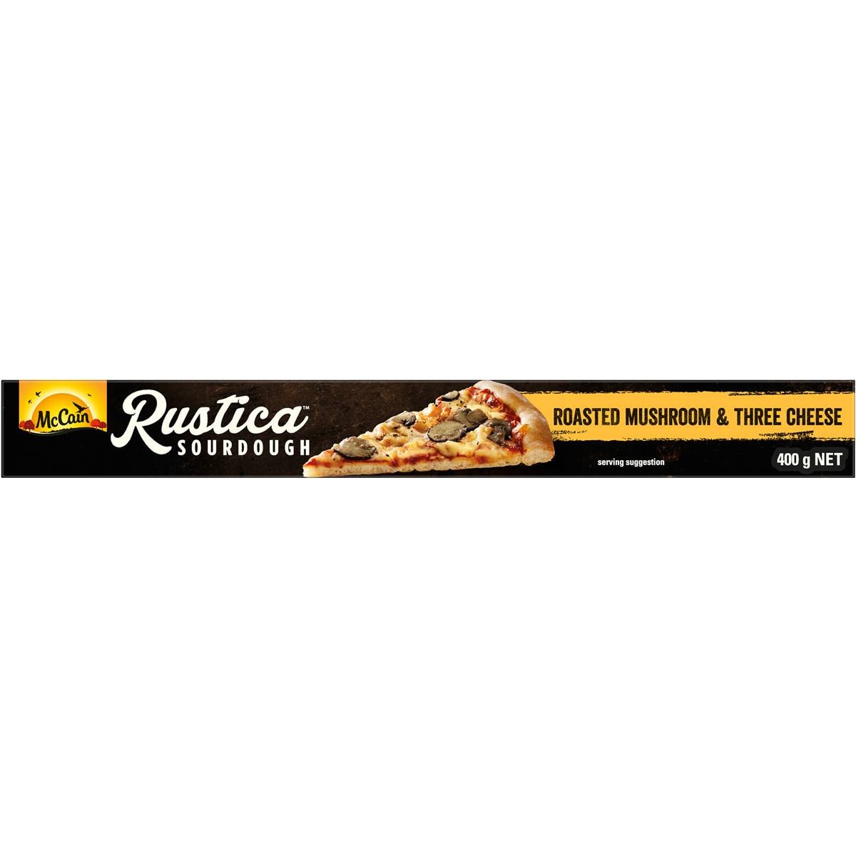 Mccain Rustica Sourdough Pizza Roasted Mushroom & 3 Cheeses 400g