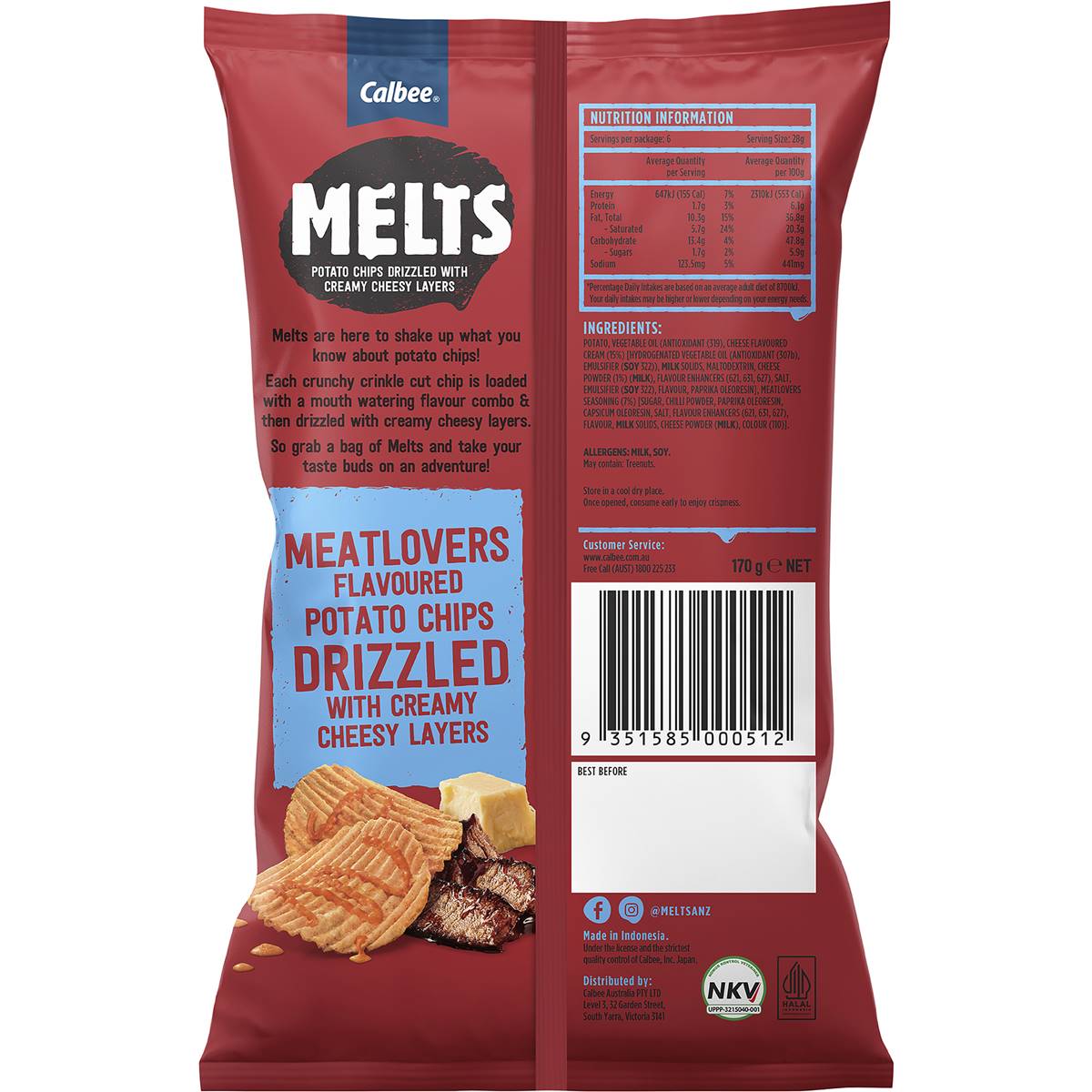 calbee melts