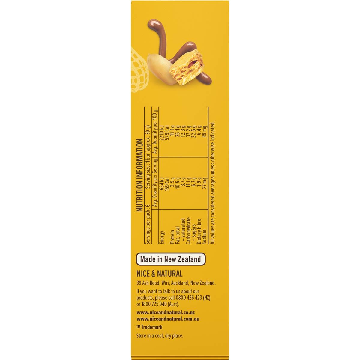 Nice & Natural Chocolate Nut Bars 180g Woolworths