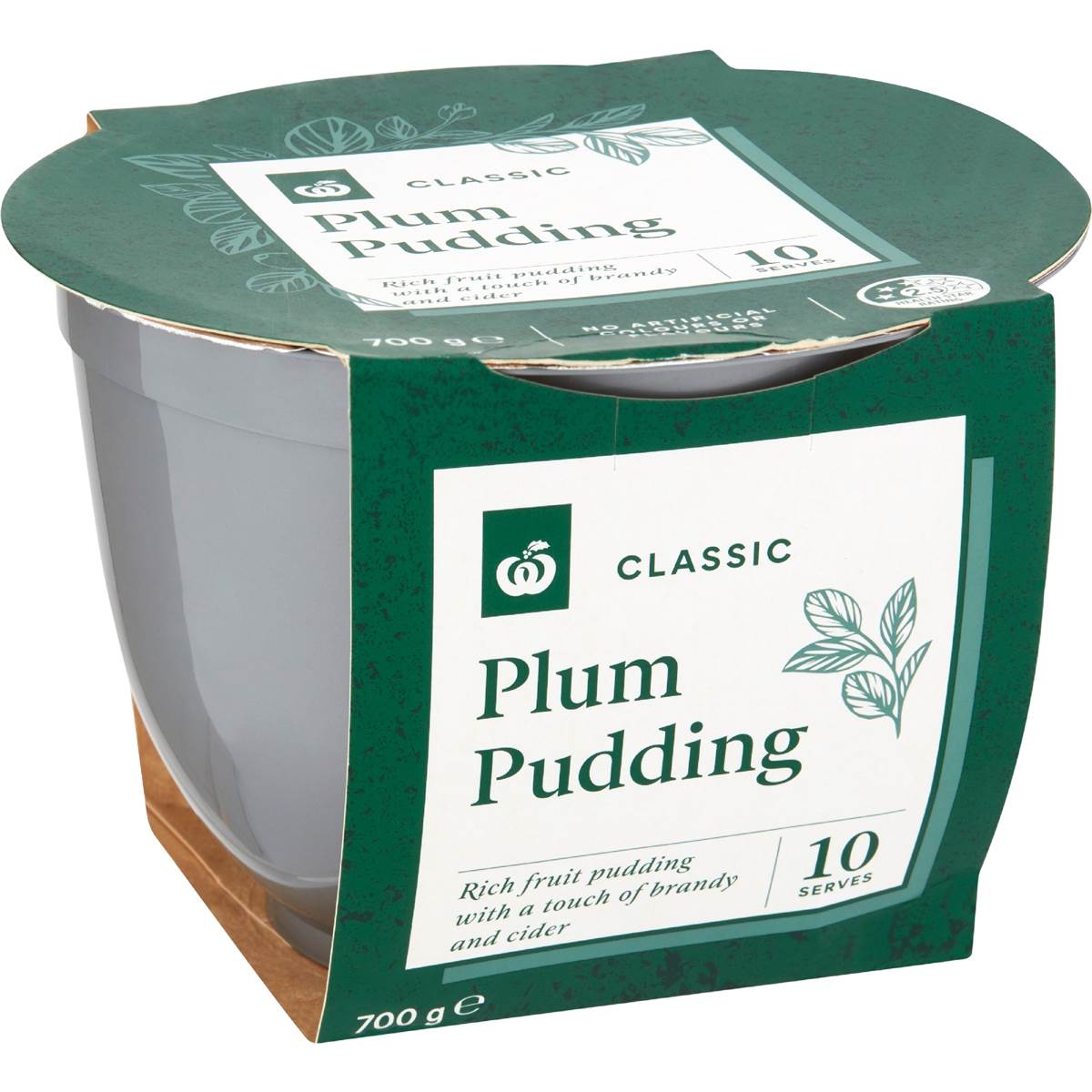 Woolworths Classic Plum Pudding 700g Woolworths