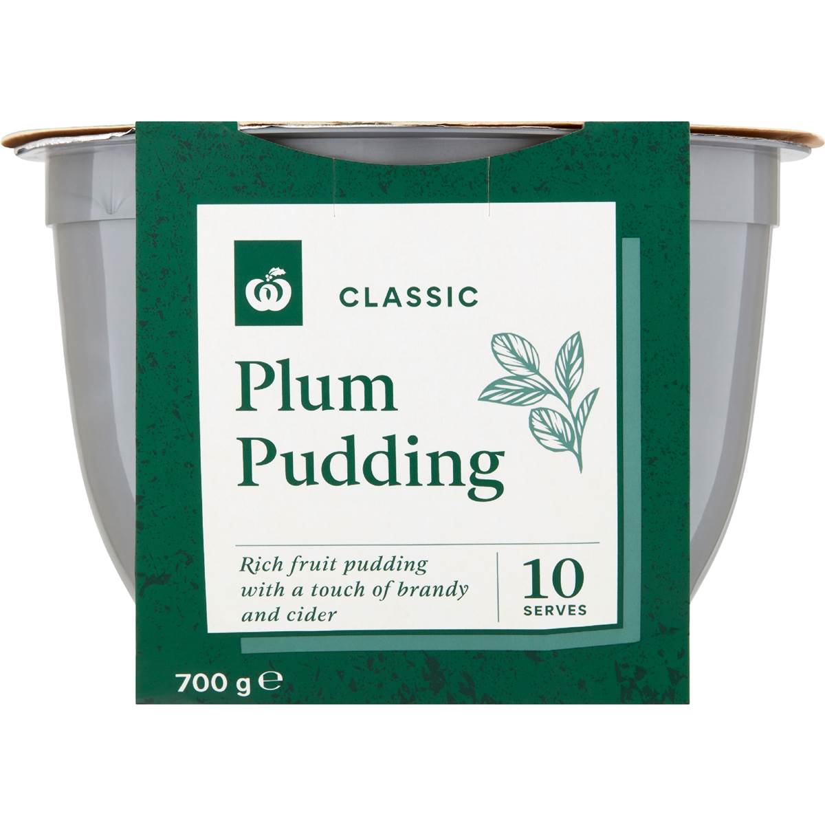 Woolworths Classic Plum Pudding 700g Woolworths