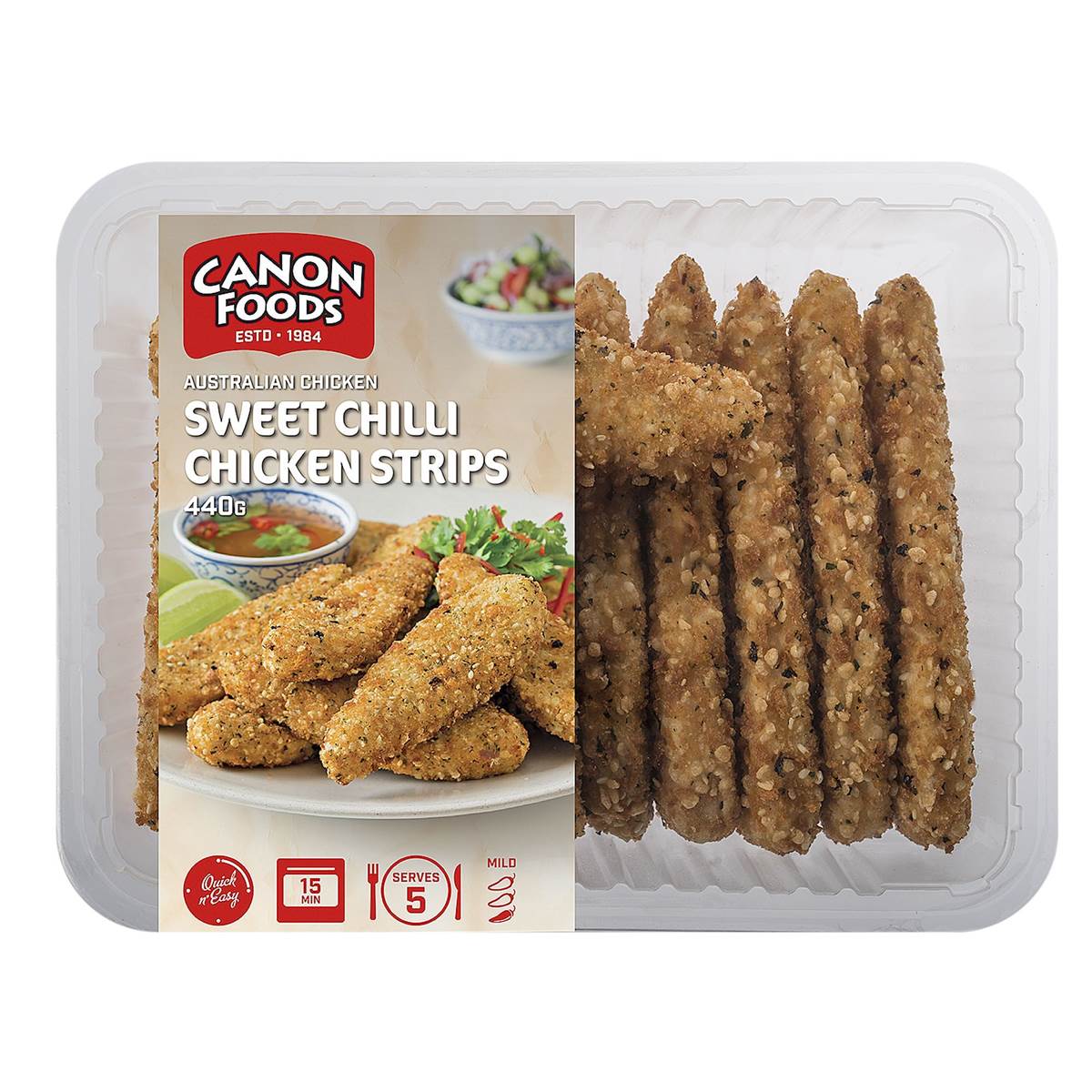 Canon Foods Sweet Chilli Chicken Tenders 440g Woolworths