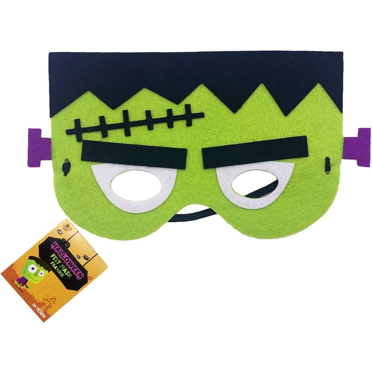 Halloween Kids Felt Mask Frankie Each Woolworths
