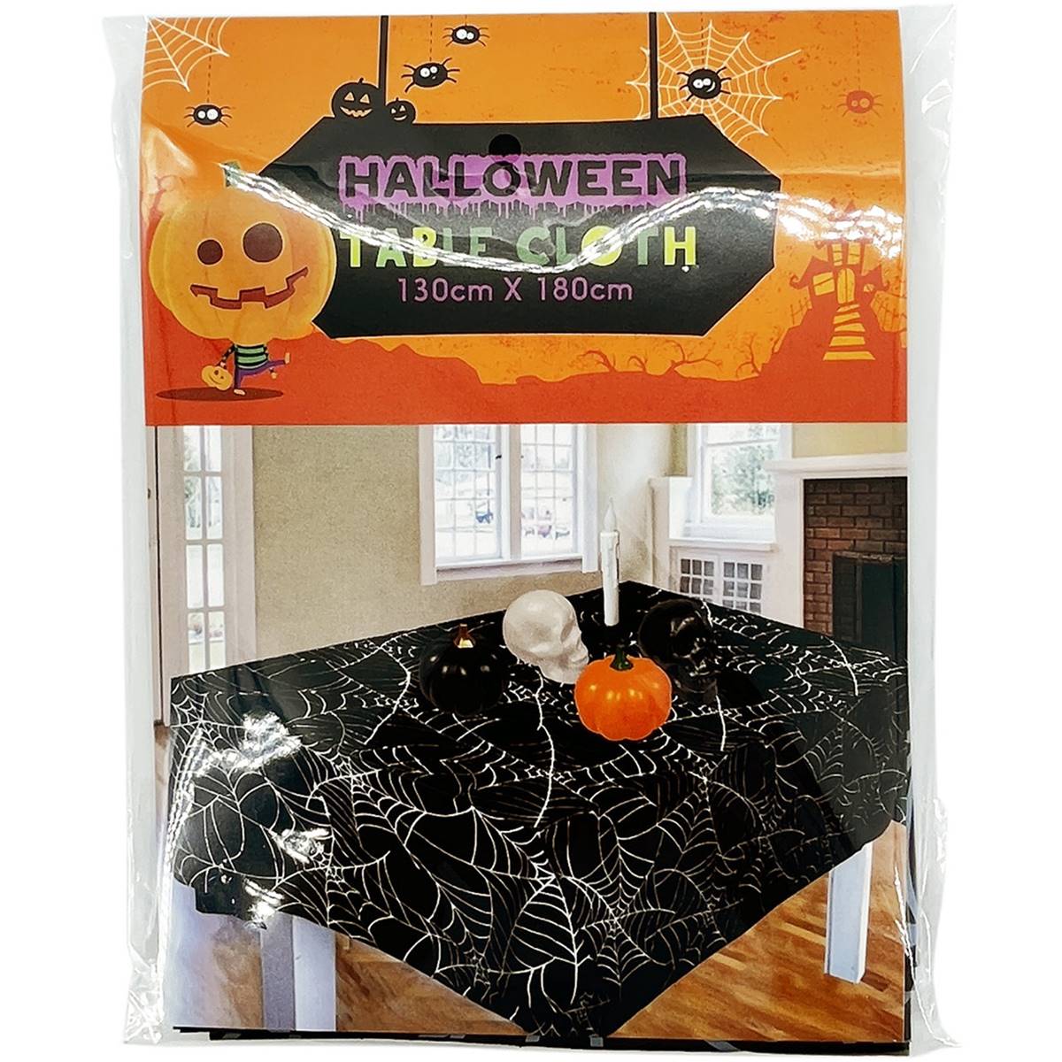 Halloween Table Cloth 130cm X 180cm Each Woolworths