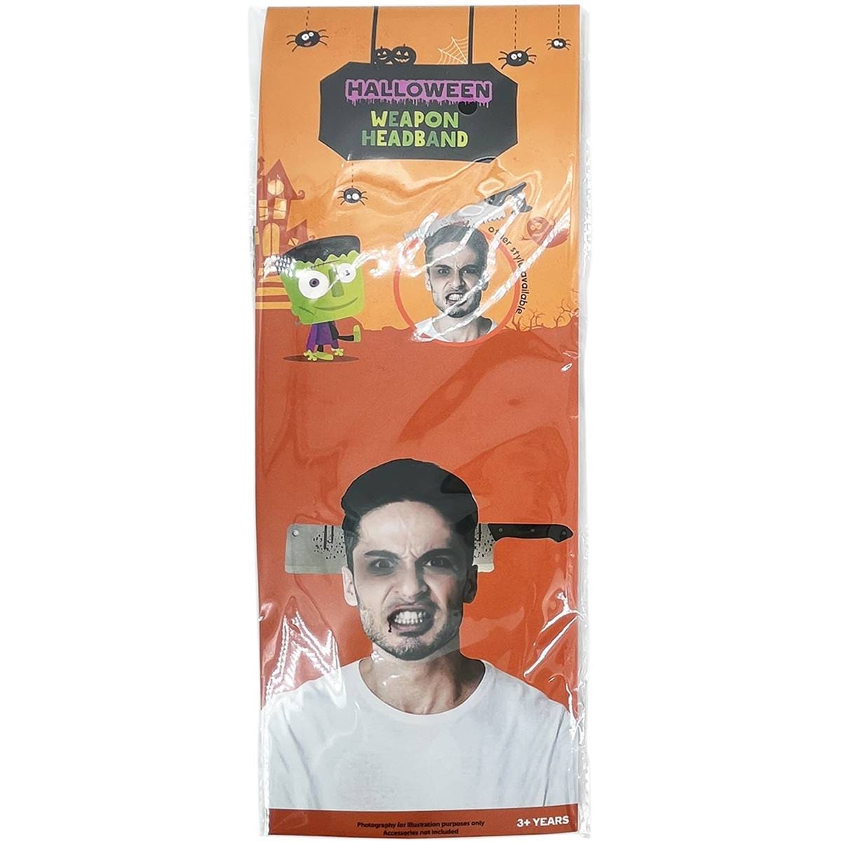 Halloween Weapons Headband Knife Each Woolworths
