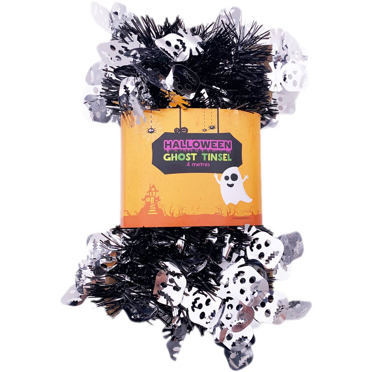 Halloween Tinsel 4 Metre Ghost Each Woolworths