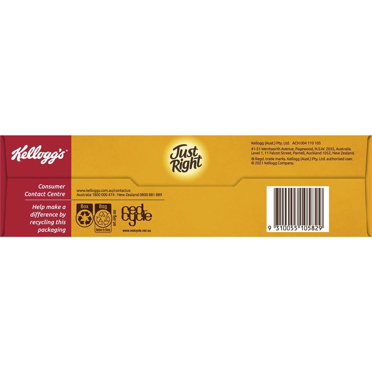 Kellogg's Just Right Apricot & Sultana Breakfast Cereal 740g Woolworths