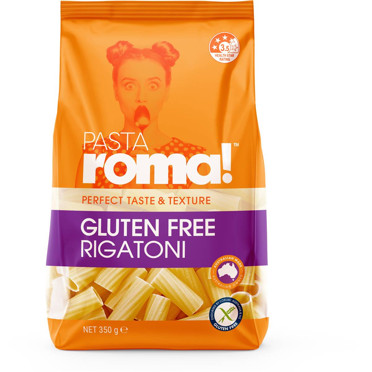 Pasta Roma Gluten Free Rigatoni 350g Woolworths