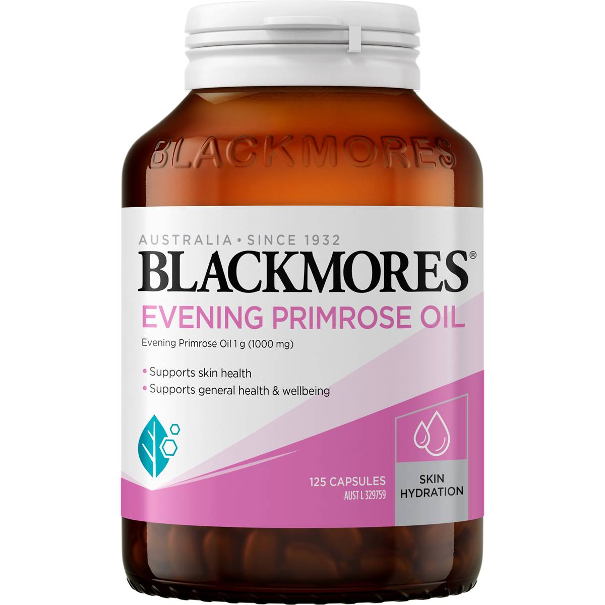 Blackmores Evening Primrose Oil Skin Health Vitamin Capsules 125 Pack ...