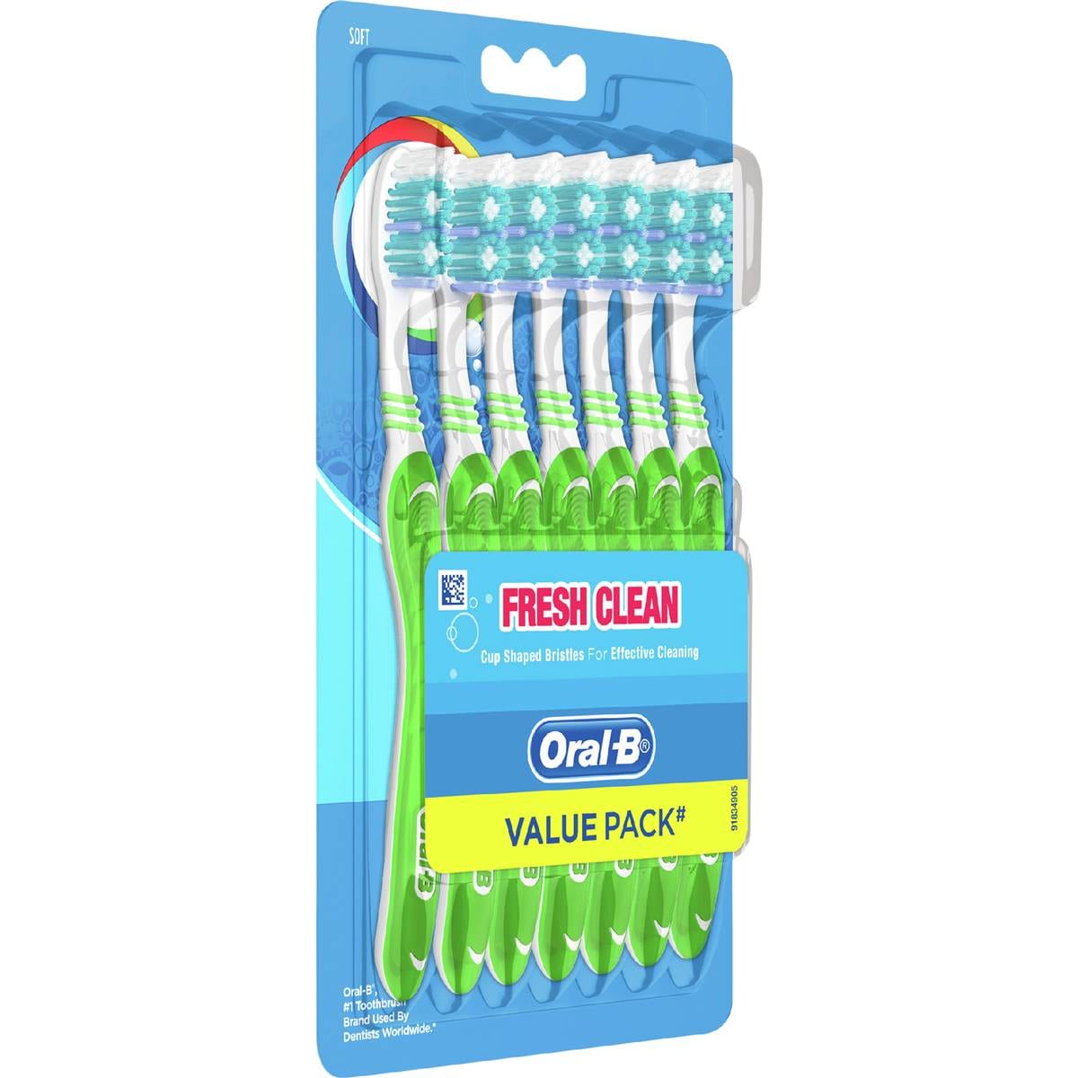 Oral B Fresh Clean Toothbrush Soft 7 Pack Woolworths