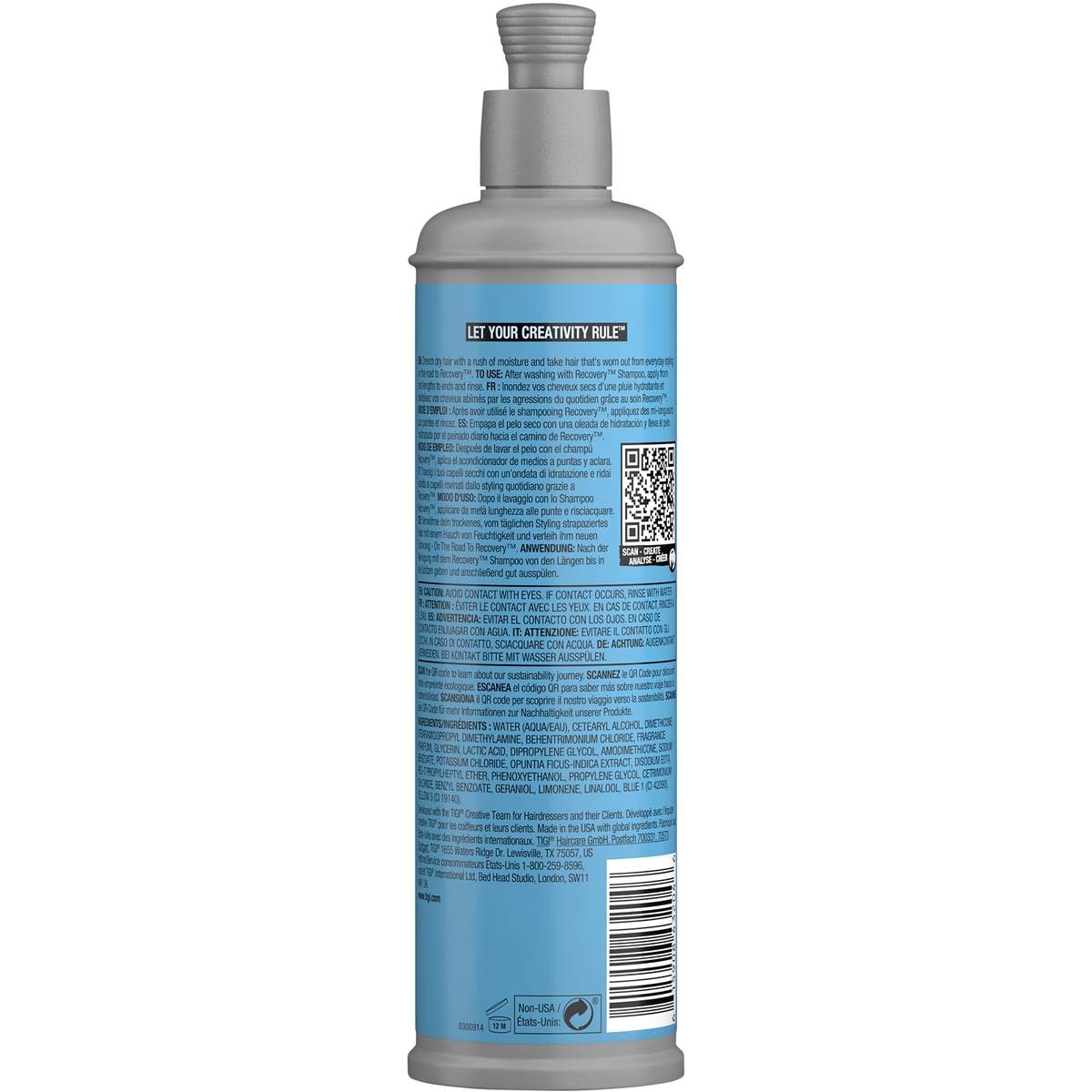 Bed Head Conditioner Recovery 300ml Woolworths