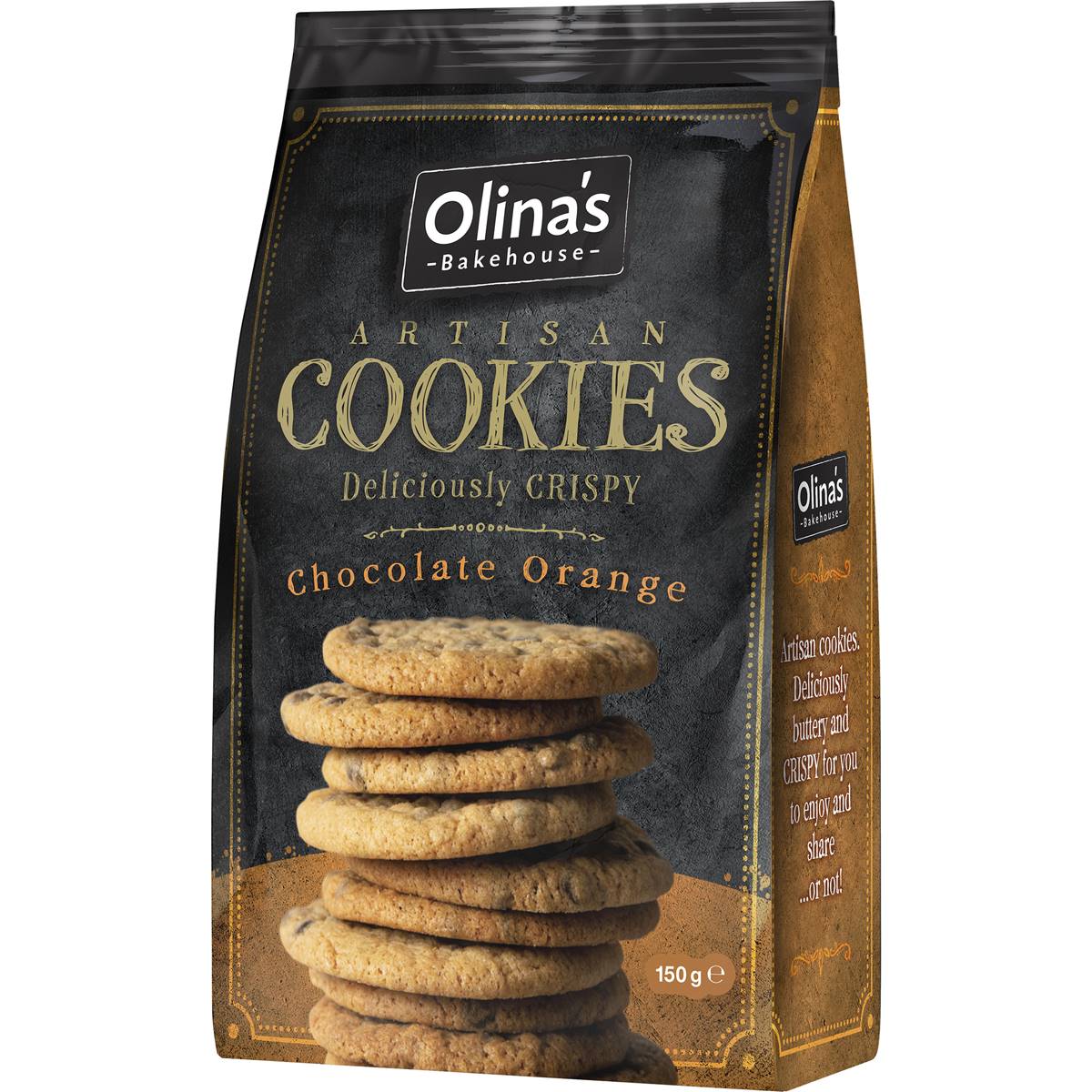 Olina's Bakehouse Artisan Cookies Chocolate Orange