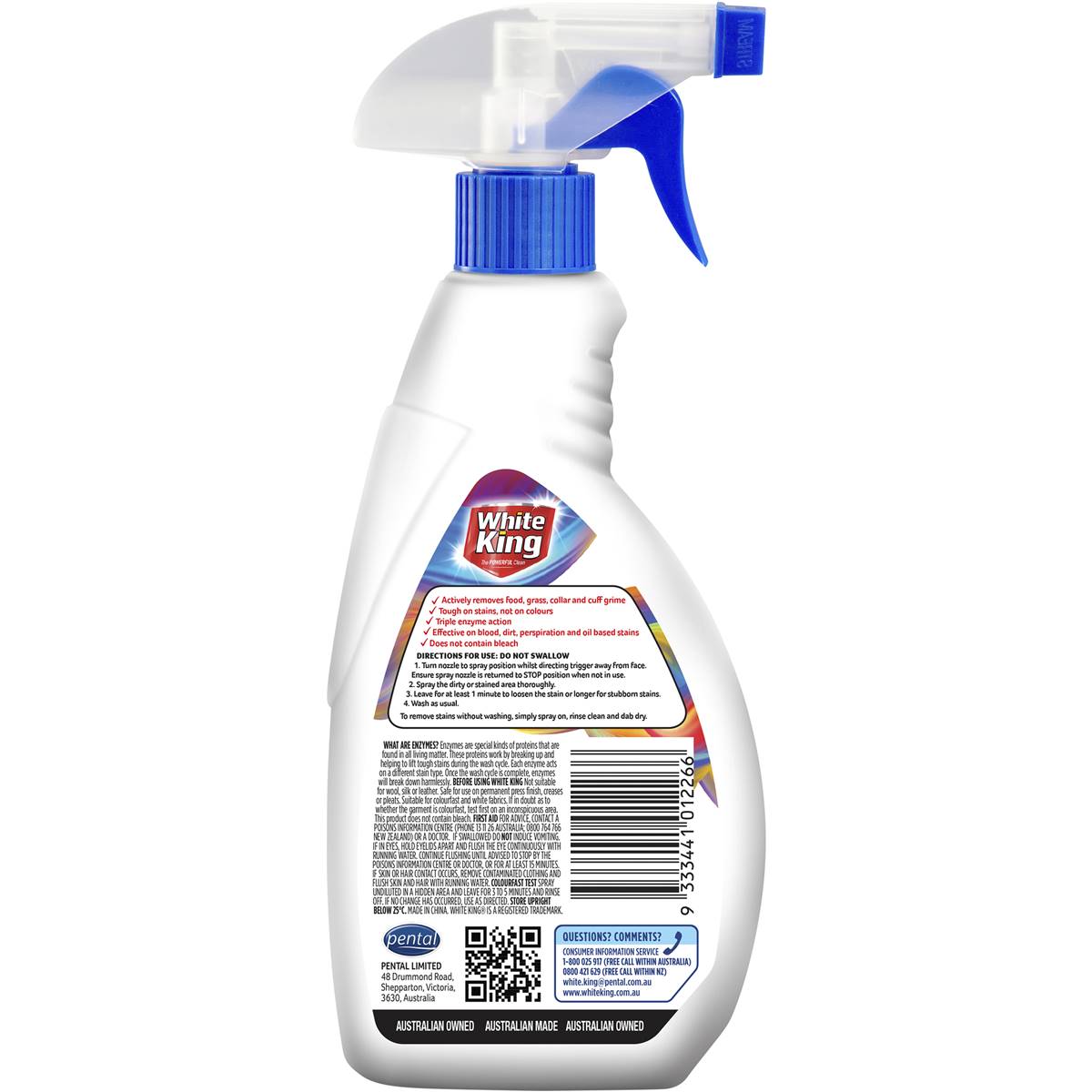 White King Stain Remover For Colours Trigger 500ml Woolworths