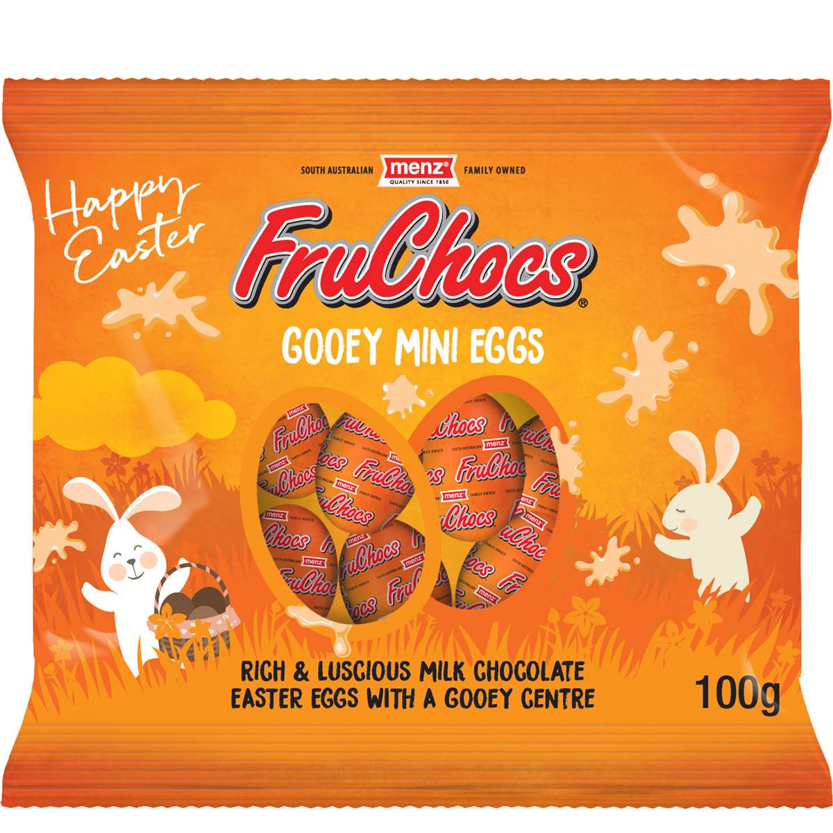 Menz Fruchocs Gooey Mini Easter Eggs