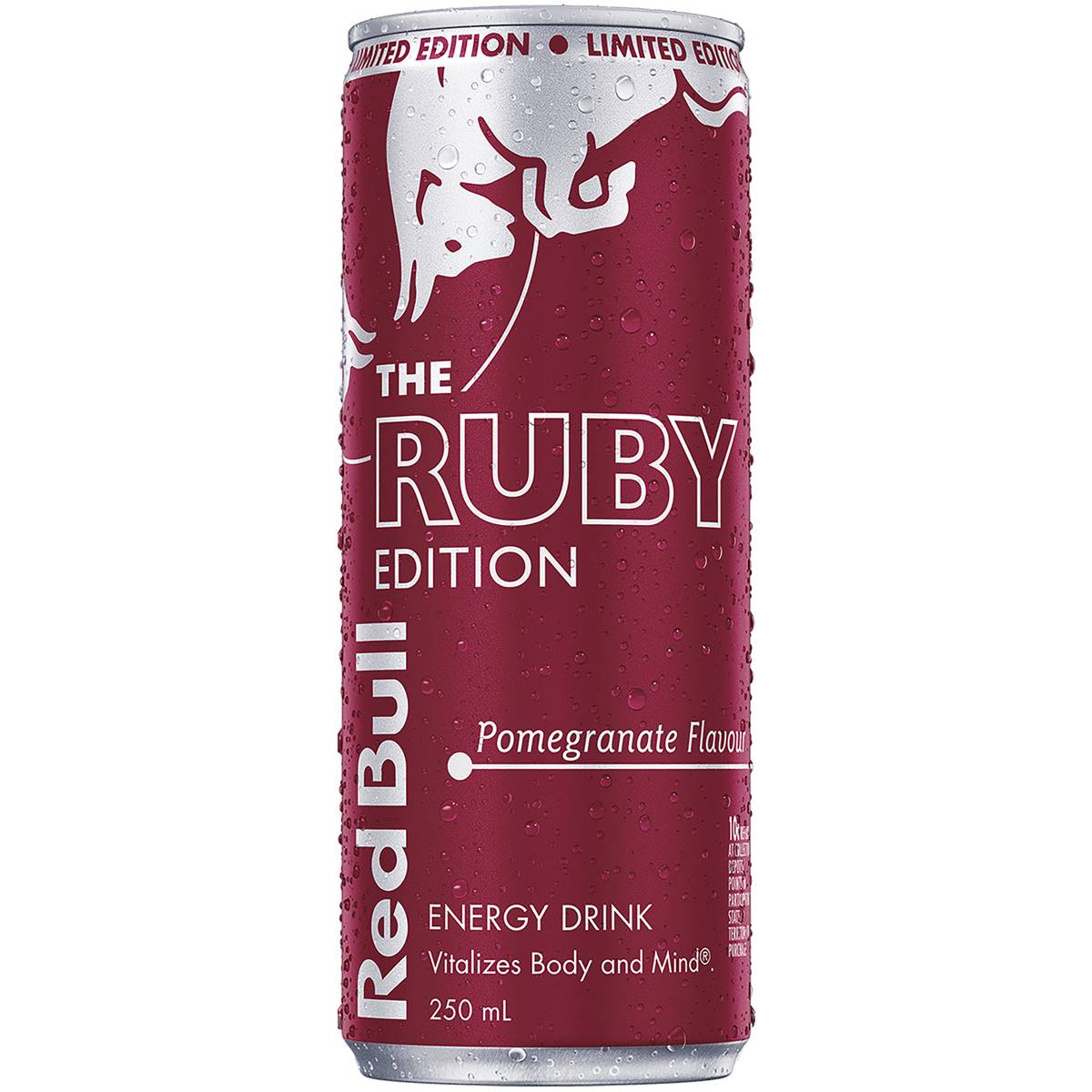 Red Bull Ruby Edition Pomegranate Flavour 250ml X 4 Pack | Woolworths