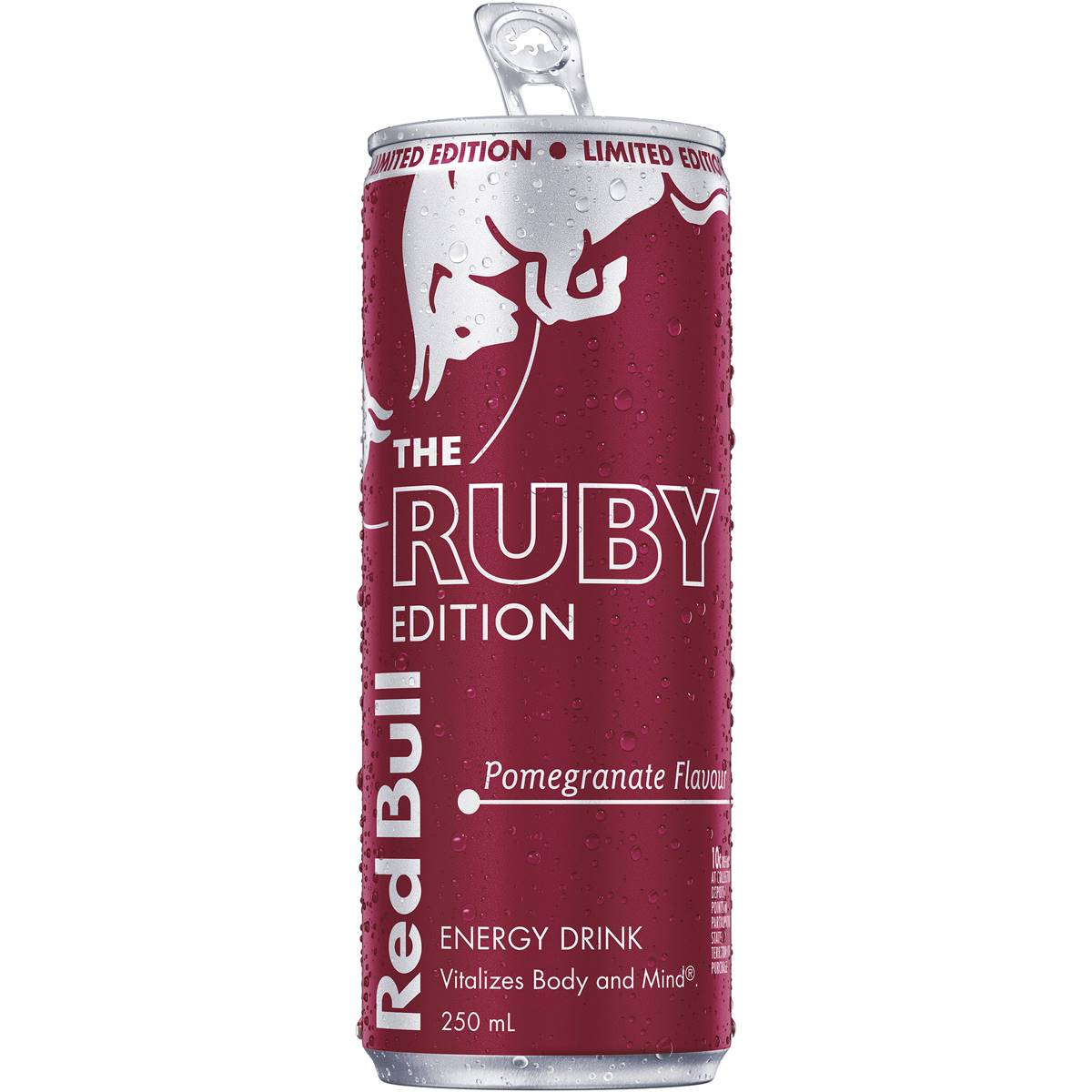 Red Bull Ruby Edition Pomegranate Flavour 250ml X 4 Pack | Woolworths