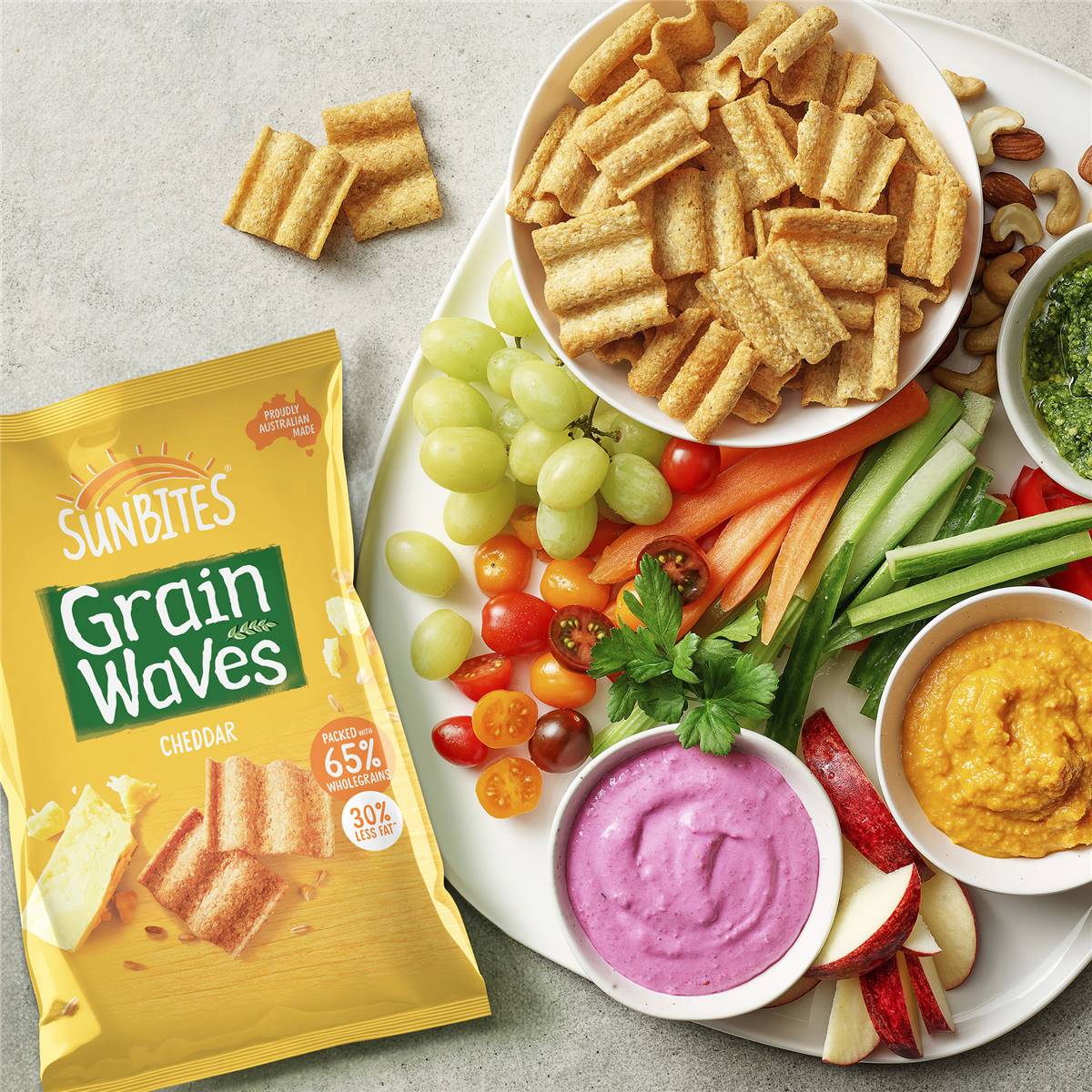 grain waves cheddar