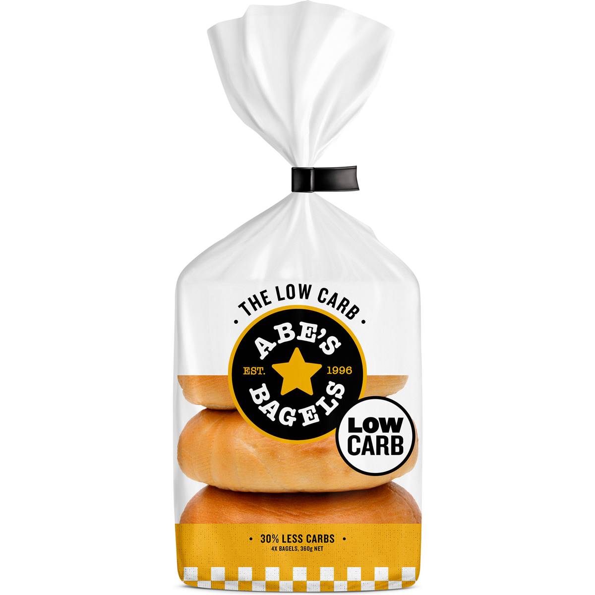 Abe's Low Carb Bagels 360g Woolworths