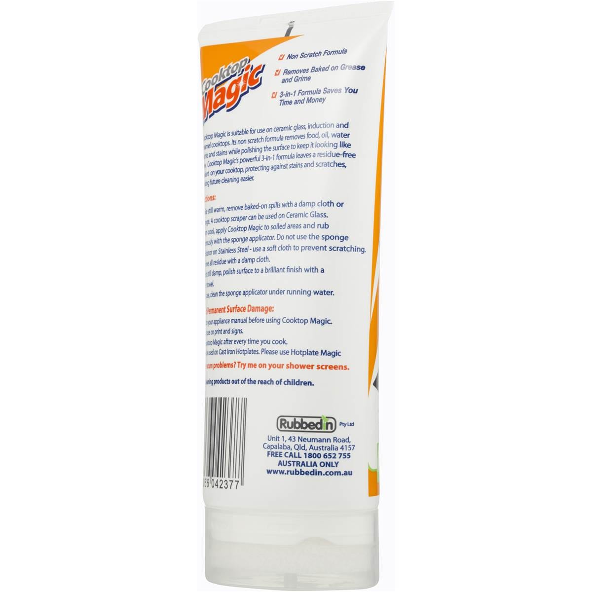 Rubbedin Magic Cooktop Cleaner Ceramic Glass 150ml Woolworths