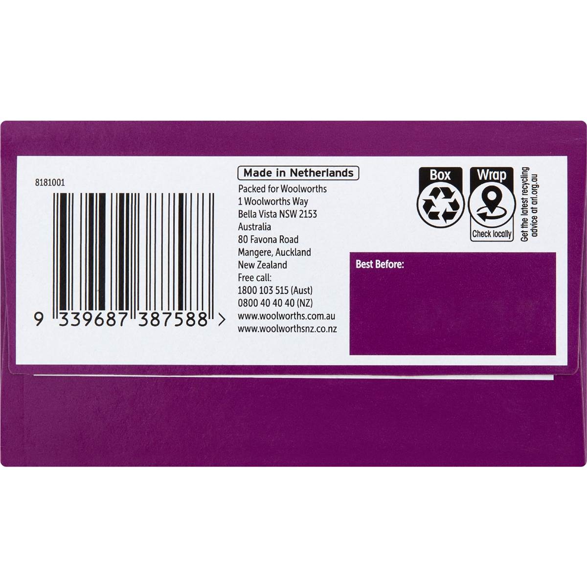 Woolworths Blueberry Oven Baked Fruit Bars 12 Pack Woolworths