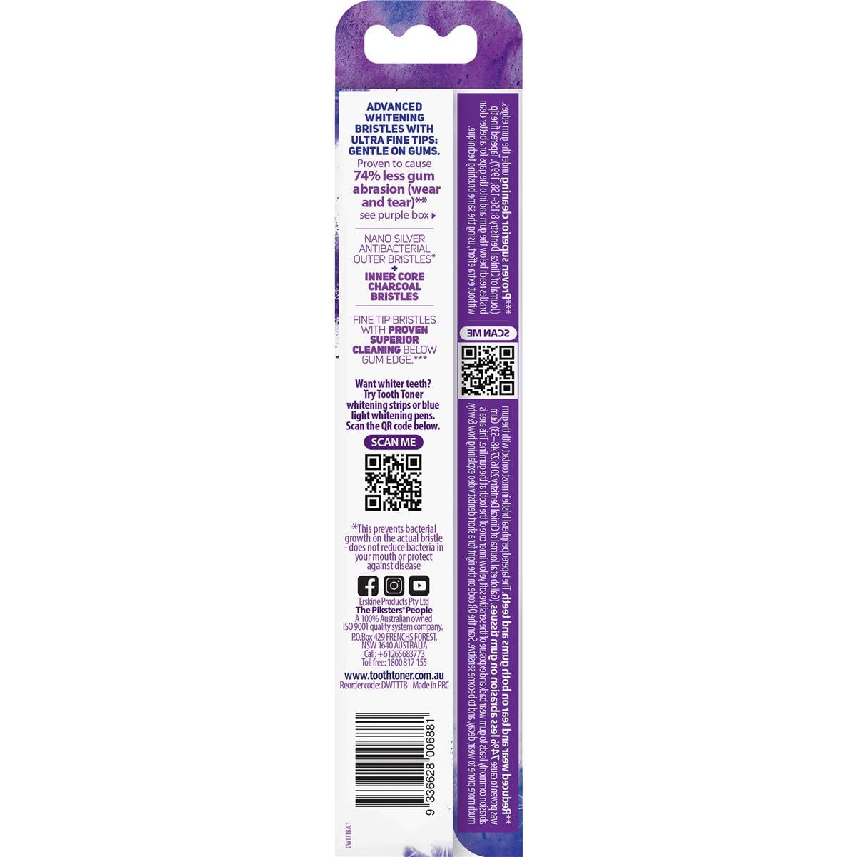 Tooth Toner Whitening Toothbrush Soft Each Woolworths
