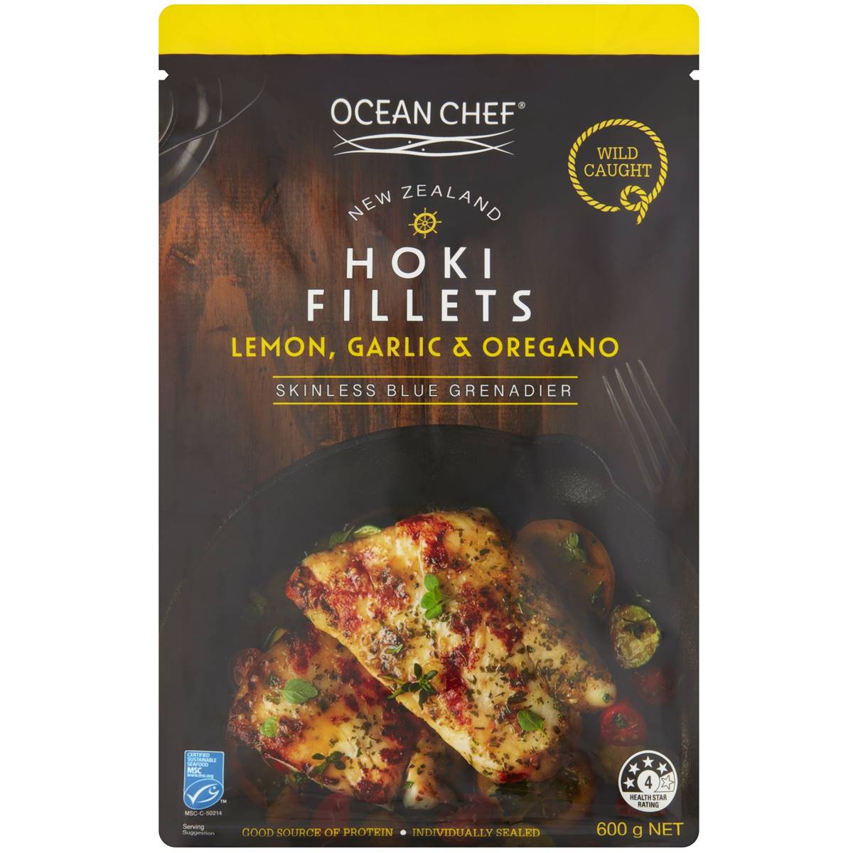 Ocean Chef Hoki Fillets Lemon, Garlic & Oregano