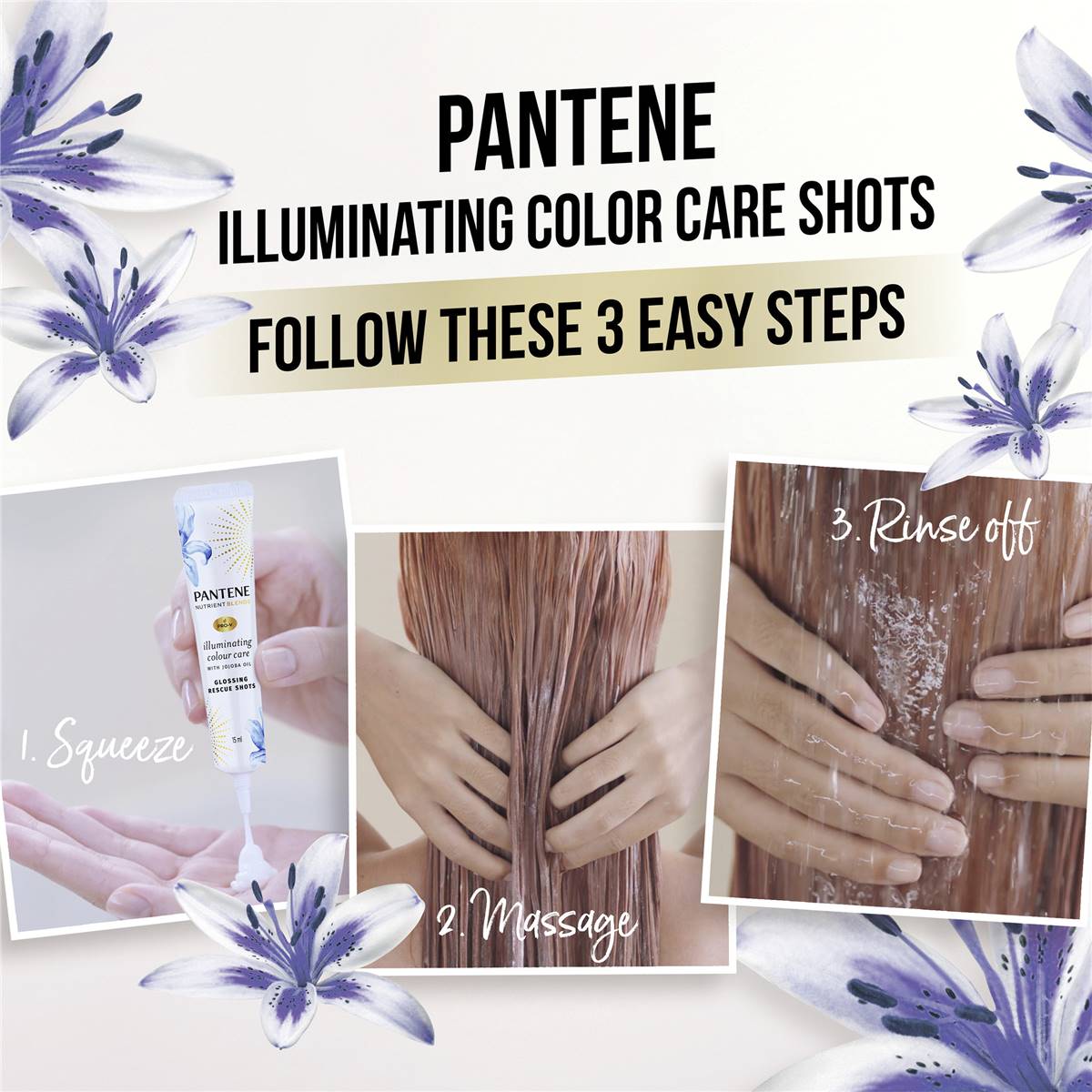 Pantene Nutrient Blends Illuminating Colour Care Jojoba Oil Shampoo